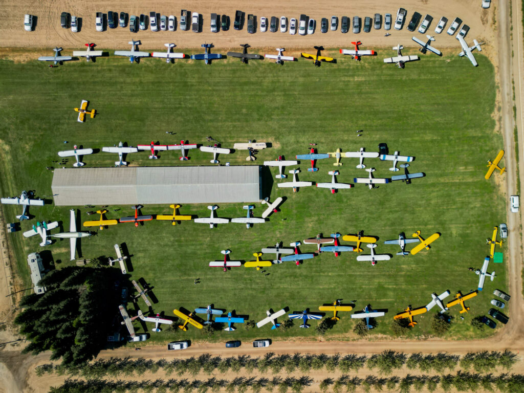Aerial view of McFarlane Field